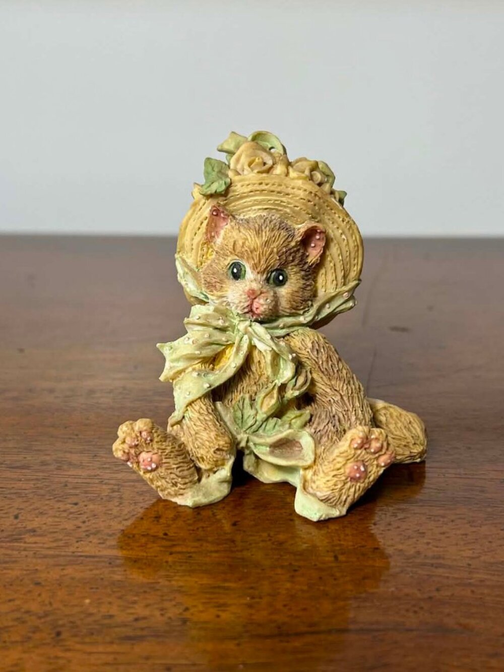 Enesco Calico Kittens resin figurine